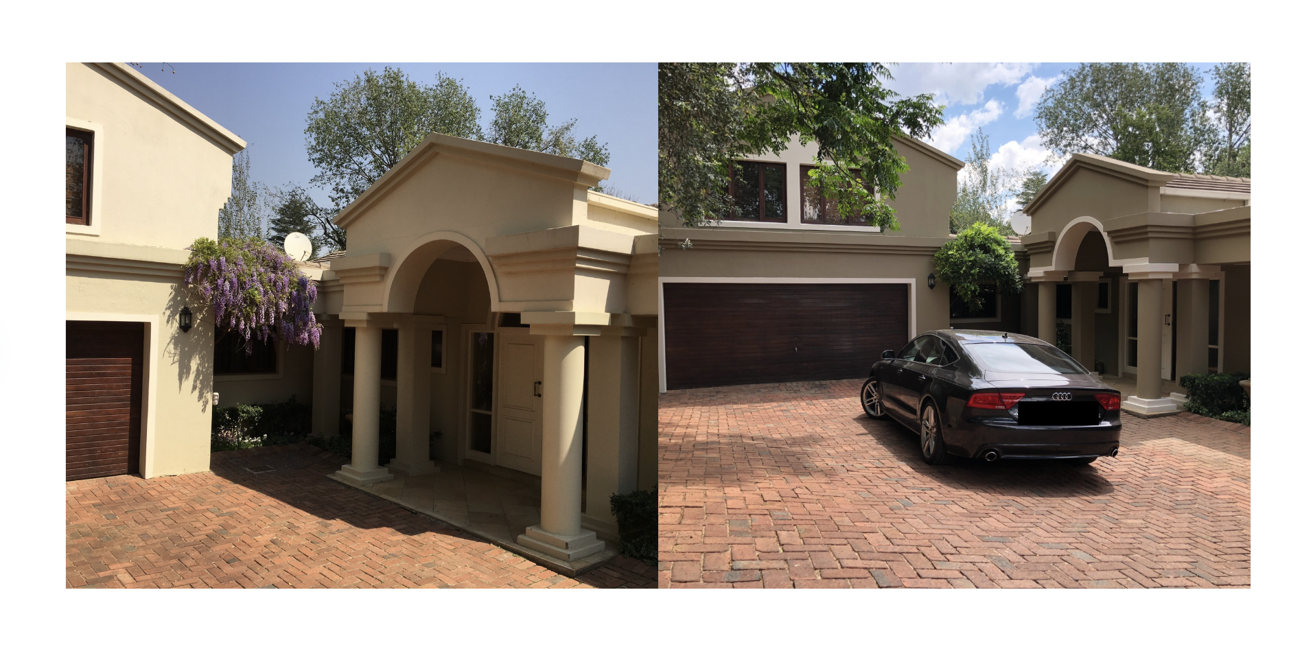 before and after image our painting project