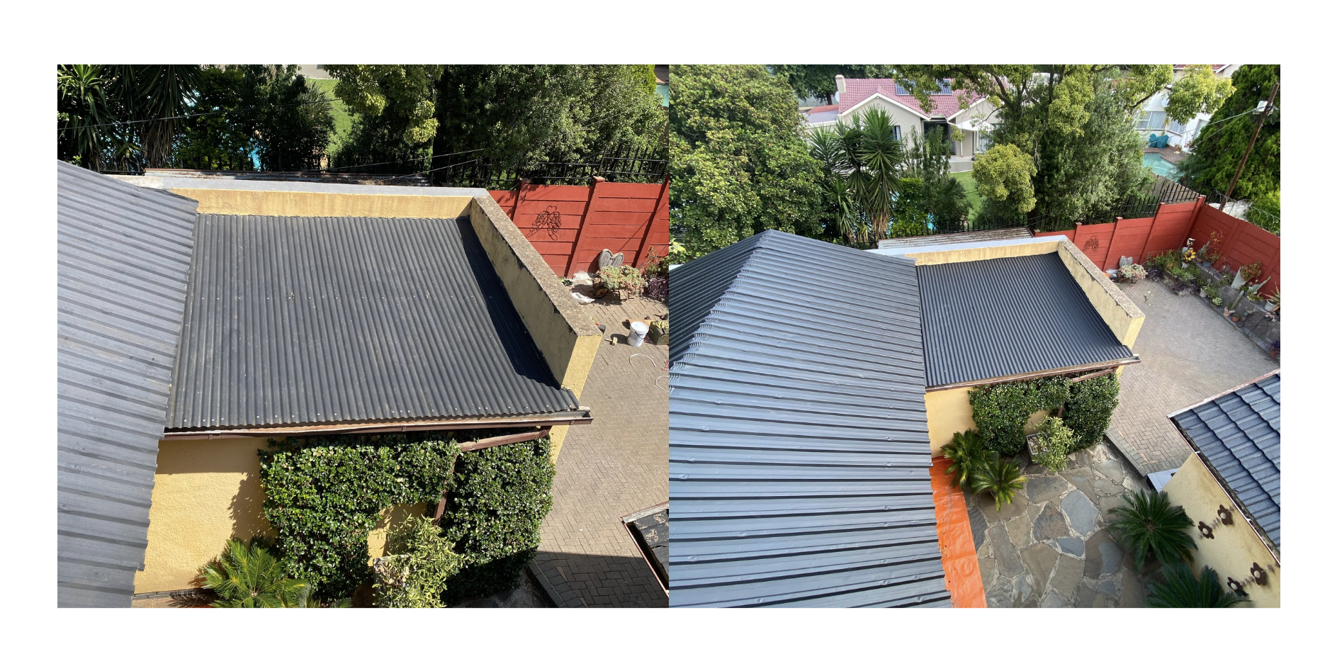 before and after image our painting project