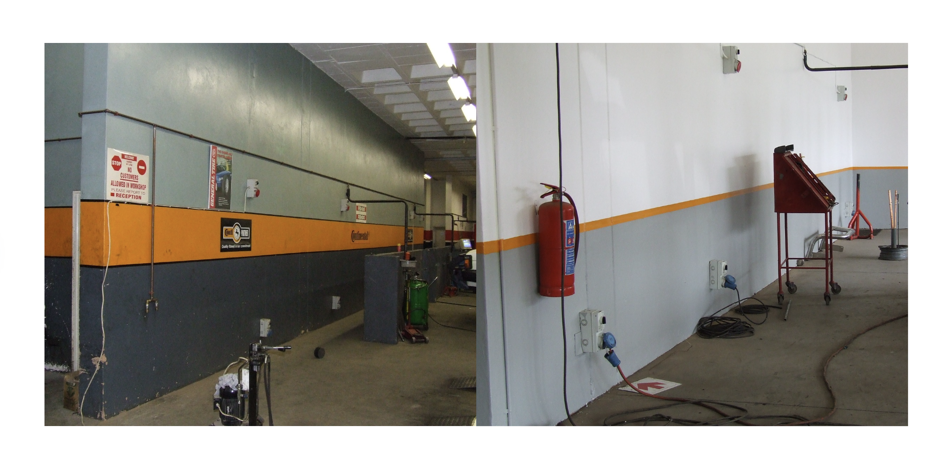 before and after image our painting project